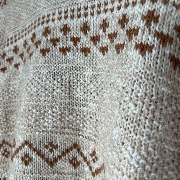 Old Navy Fringed Cotton Blend Southwestern Boho Waterfall Cardigan Sweater - Picture 9 of 14